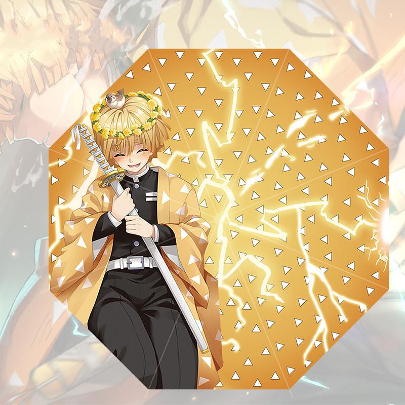Аниме Tokisaki Kurumi Rem складной зонт солнечный зонт мультфильм Genshin Impact Demon Slayer солнечный зонт косплей реквизит