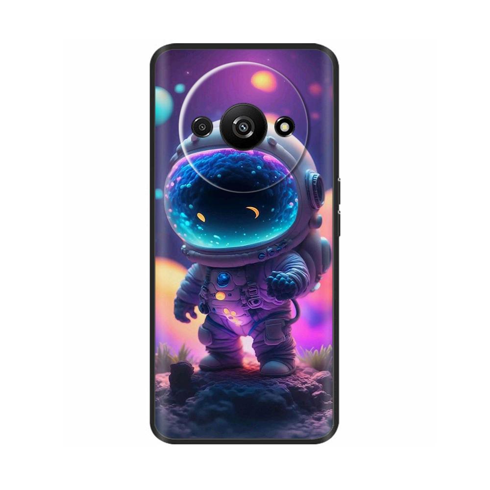 Модный Чехол для Телефона с Узором Бабочки из Мягкого Силикона TPU для Xiaomi Redmi A3, A3X 4G с Защитой Камеры и Амортизацией Ударов