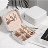 2025 Portable Leather Jewelry Storage Box for Earrings, Studs, Bracelets, Necklaces, and Rings