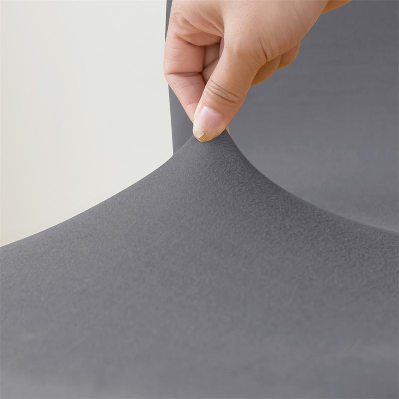 2 шт. чехла для барного стула из спандекса, однотонные чехлы для сидений барных стульев с короткой спинкой, защитные чехлы для барных стульев без подлокотников