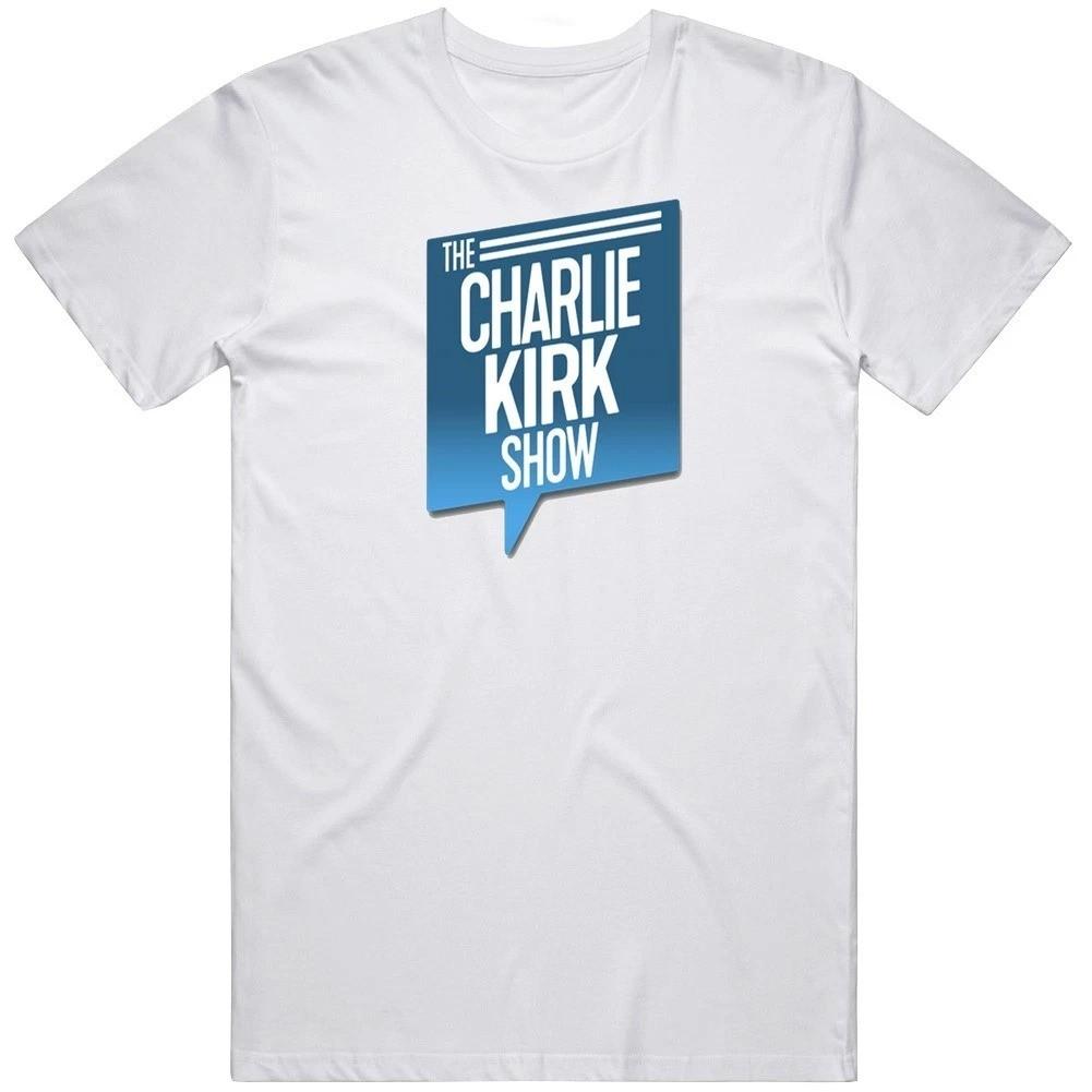 Футболка унисекс классическая, подарок фанату подкаста Charlie Kirk Show
