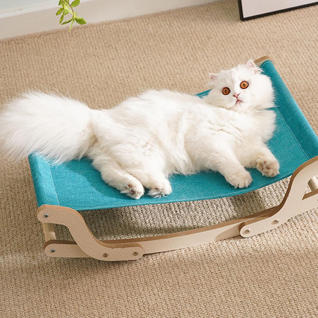 Cat Rocking Chair 4 Season Universal Minimalist Pine Cat Hammock Bed for Pet Supplies