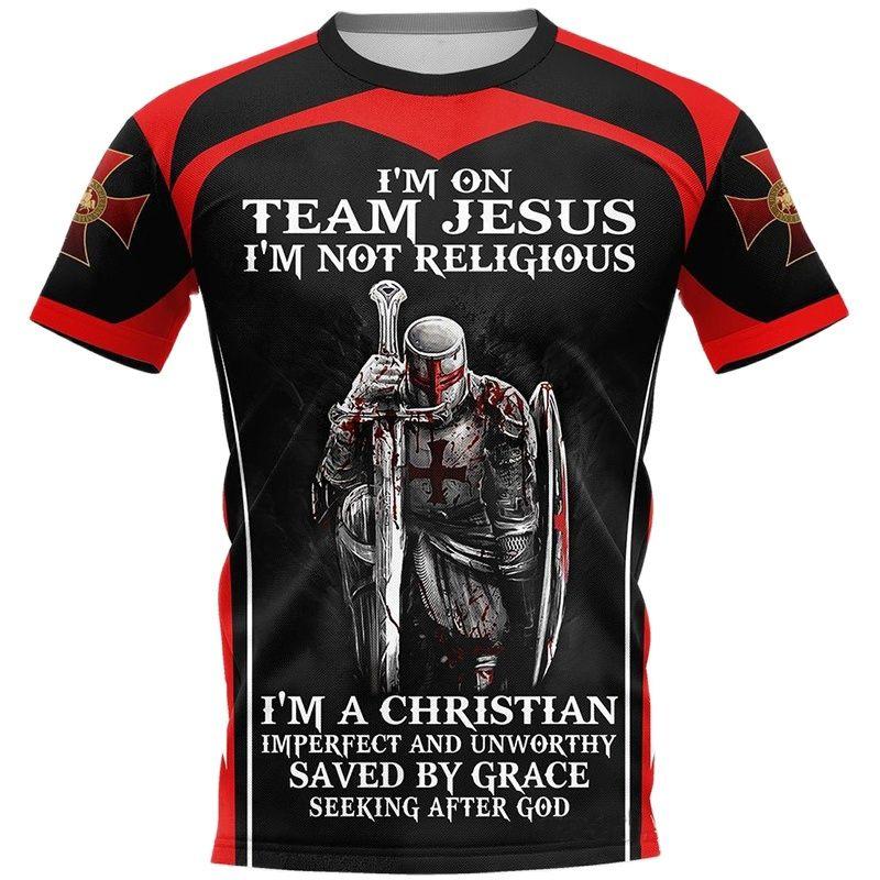 Футболки с 3D-принтом тамплиеров с круглым вырезом, повседневные мужские футболки с коротким рукавом - мягкая полиэстеровая ткань средней эластичности, летняя одежда свободного кроя