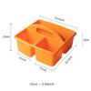 Compartments Brush Storage Portable Divided Basket Desk Organizer Caddies Box Paint Brushes