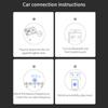 Автомобильный Bluetooth 5.0 FM-передатчик беспроводной громкой связи аудио приемник автомобильный MP3-плеер 3.1A USB+Typec автомобильные аксессуары