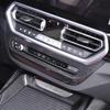 Для BMW X3 X4 G01 G02 2022 автомобильный Стайлинг задний кондиционер вентиляционное отверстие рамка охватывает внутренние наклейки из углеродного волокна