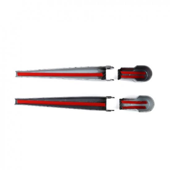 Накладка на дворники лобового стекла из углеродного волокна для Jeep Wrangler JK 07-17