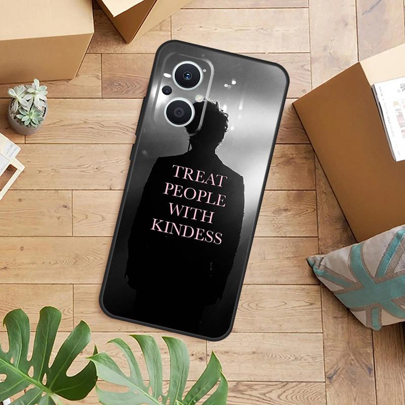 Чехлы для телефона «Относитесь к людям с добротой» для OPPO Reno 14 12 11 13 F 10 Pro 8T 8 Lite OPPO Find X9 X8 X6 X5 Pro Задняя крышка
