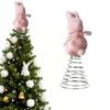 Имитация flocking Easter Bow Bunny Домашнее украшение для садов и дворов.