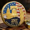 С 1776 по 2026 год Американская монета Свободы с изображениями колоколов Монета Мемориал Независимости
