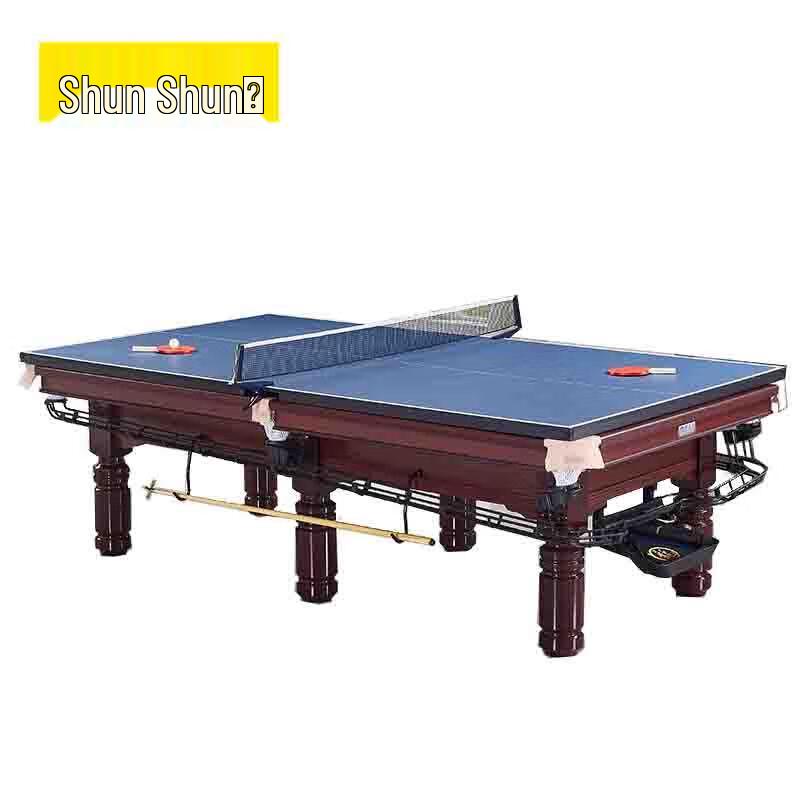Shunshunni Marble Top Chinese 8-Ball Pool Table