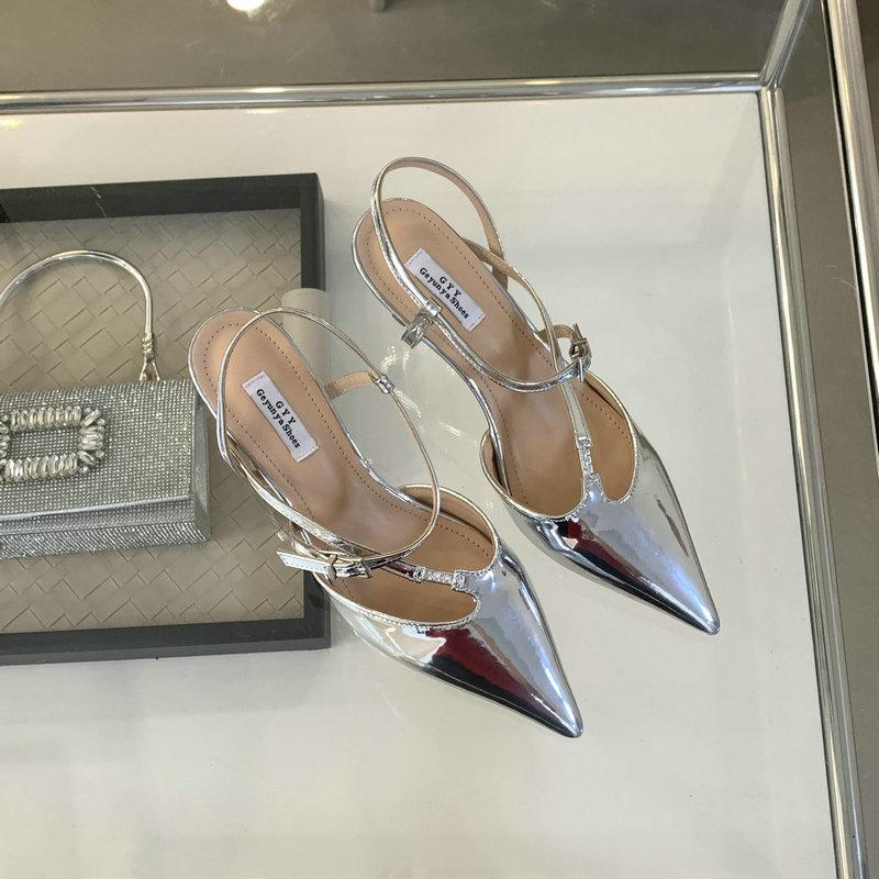 Fashion Heels New Fine Heel Pointy One Line Buckle Sandals Fashion All-Match Bag Head Pointy