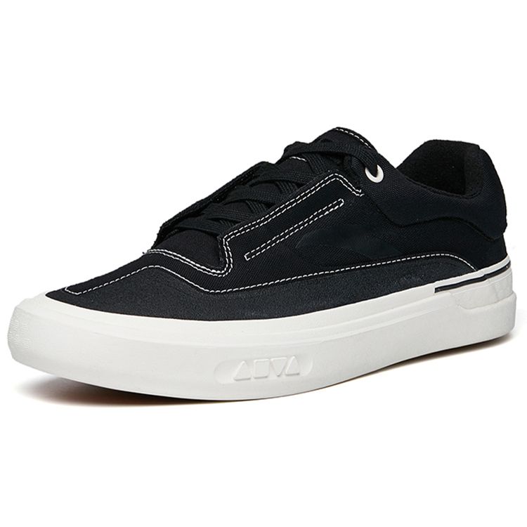 Anta Aoli All-Terrain Skateboard Non-Slip Lightweight Low-Top Skateboards Men Sneakers Black 112218011S-1