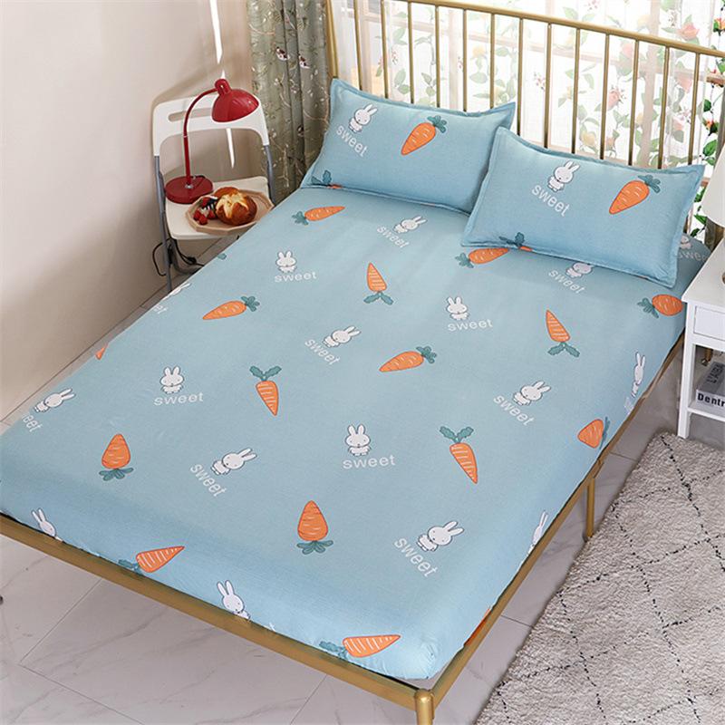 Простыня с эластичной резинкой по всему периметру, нескользящая пылезащитная простыня(Без наволочки)