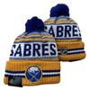 Autumn and Winter New Tide European and American Football Knit Hat Warm woolen hat Trendy men's and women's pullover hats