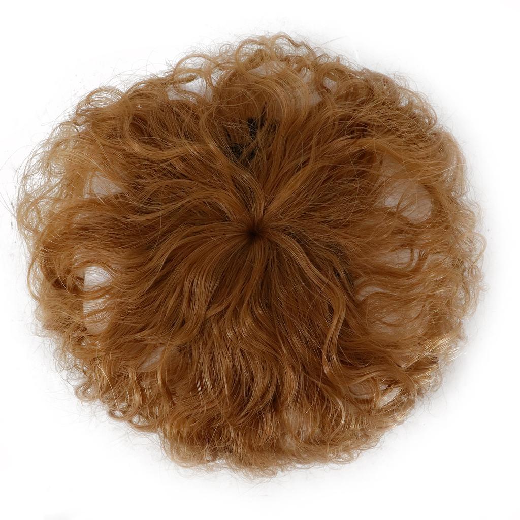 MERISIHAIR Женские короткие вьющиеся волосы, чистый цвет, покрытие от выпадения волос, седые волосы, натуральный синтетический вьющийся шиньон