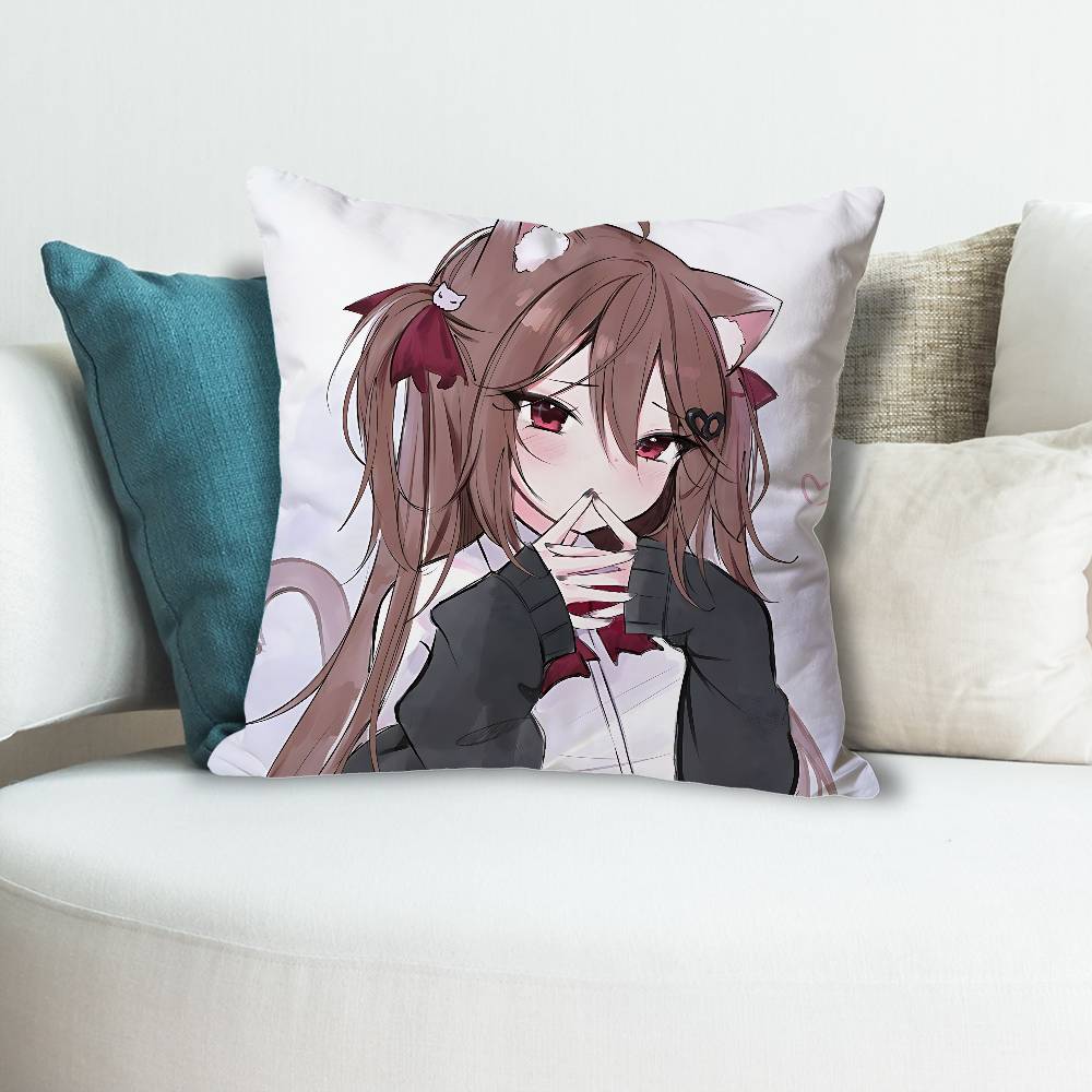 Чехлы для подушек Neuro SSama EEvil Vtuber для спальни, гостиной, дивана, домашнего декора, полиэстеровая наволочка на молнии
