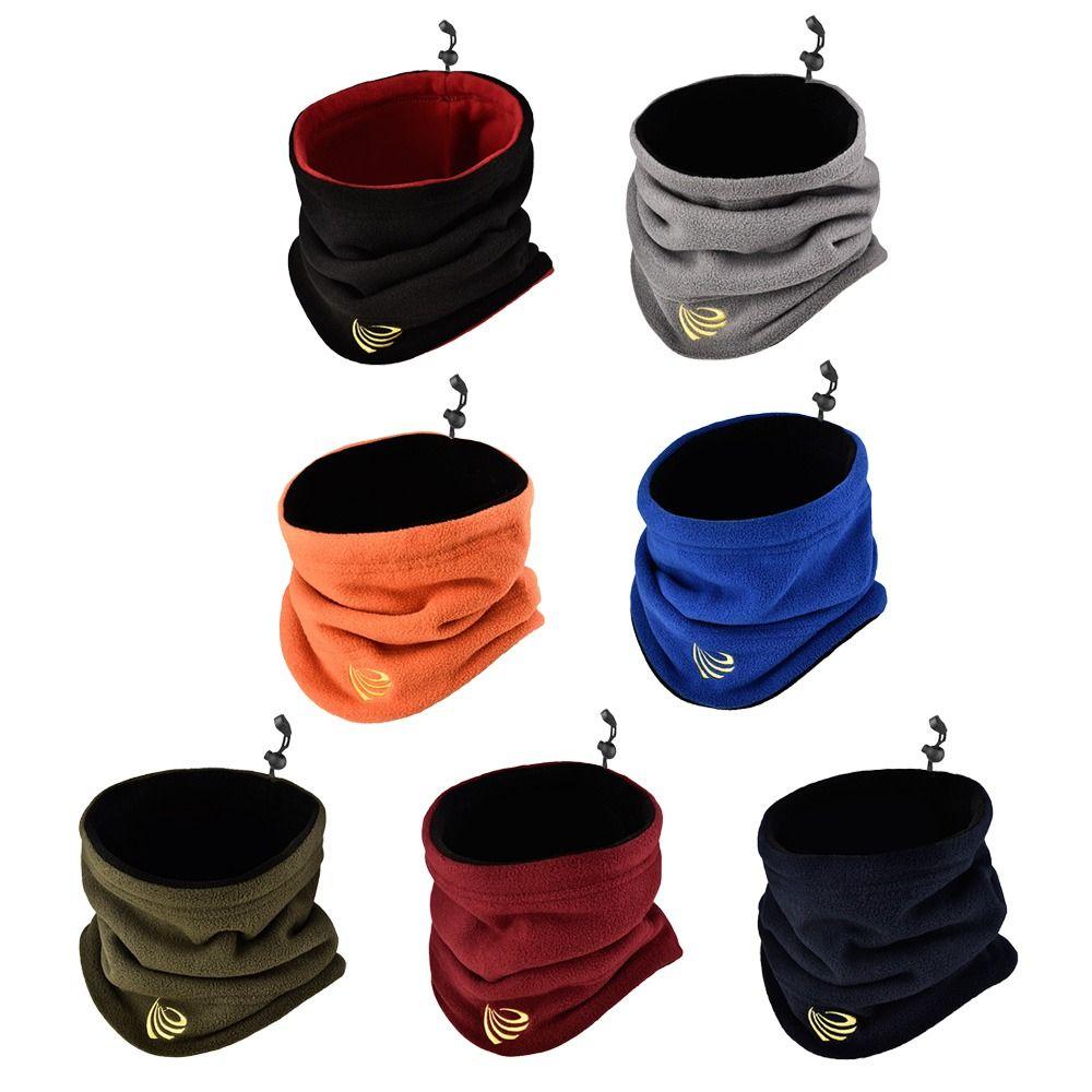 Winter Snowboard Face Cover Ski Tube Scarf Cold-proof Collar Half Face Mask Fleece Neck Gaiter