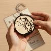 Yousheng 1/3/5Pcs Wooden Emperor Penguin Friendship Ornament Rustic Christmas Tree Hanging Sisterhood Decoration Pendant Sister Friend Gift