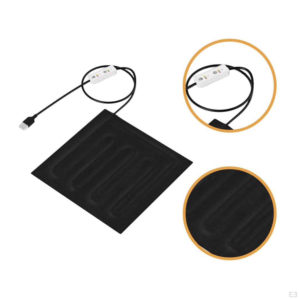 Рептилия Нагревательная подушка Нагреватель USB Греющая подушка Террариумный коврик для Бородатой агамы Отшельника Змеи