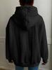 European & American Women's Jacquard Loose Hooded Knitted Sweatshirt