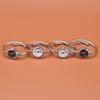 1Pc Silver Bangle Watches Women  Bracelet Quartz Watch Students Watch