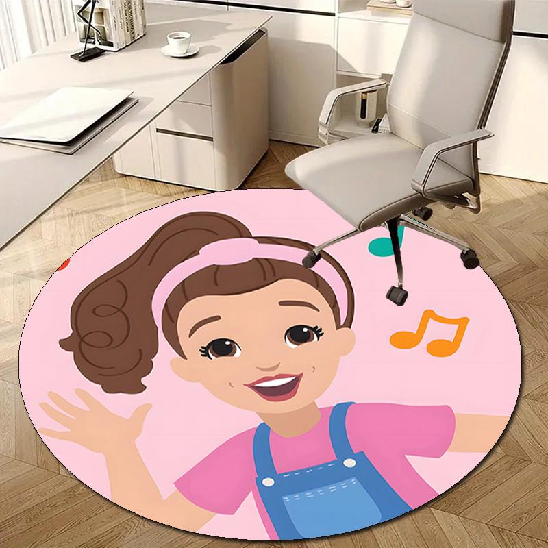 1pc Ms Rachel4 Design Printed Area Round Carpet for Bedroom Living Room Home Decor Rugs Mat Non Slip Mat Rug for Bedside