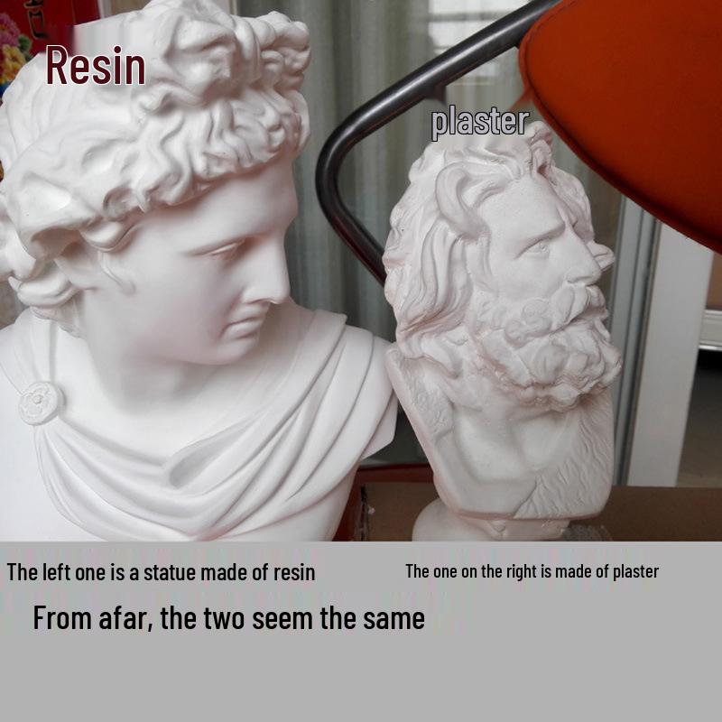 15см Бюст Давида из смолы в европейском стиле - Скандинавская декоративная фигурка