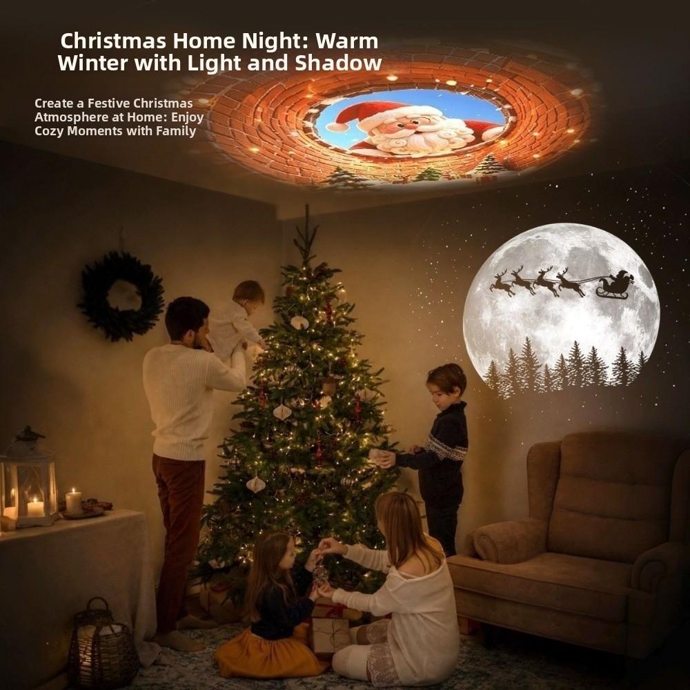 Adjustable Focus Christmas Projector Night Light USB Powered LED Star Projector  Living Room Decor
