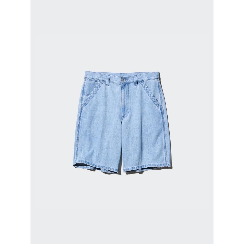 Uniqlo Японские джинсовые рабочие шорты