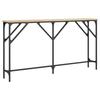 VidaXL Table console chêne sonoma 140x23x75 cm bois d'ingénierie 837773