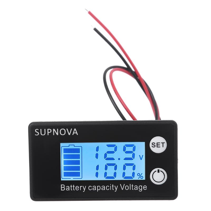 DC 7-68V 12V 24V 48V 60V Индикатор емкости аккумулятора Тестер Цифровой вольтметр Напряжения для Автомобиля Мотоцикла