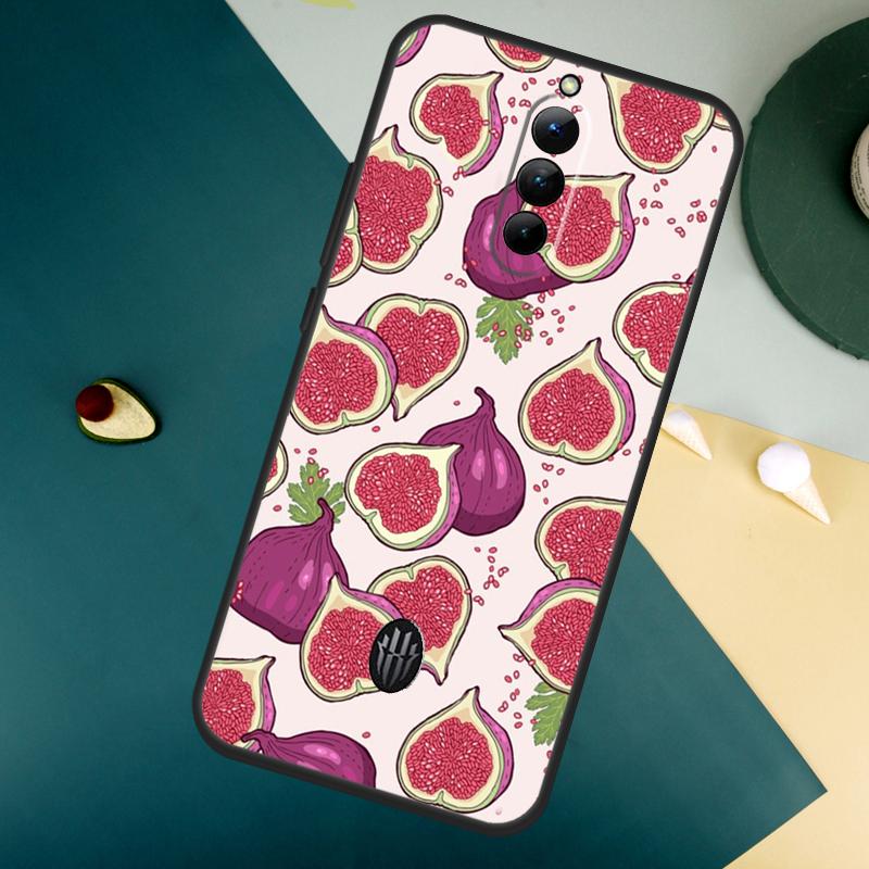 Авокадо Груша Папайя Гранат Для ZTE Nubia Red Magic 10S Pro Plus 7 6S 7S 8 9 8S 9S Pro Red Magic 10 Air 11 Pro Plus Чехол