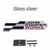 3D JCW John Cooper Works Metal Badge Sticker Front Grill Rear Trunk Emblem Decal