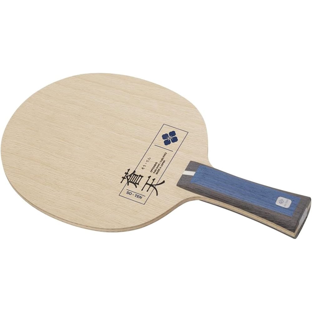 Nittaku Shake Table Tennis Racket Flared Handle Blue NC0488