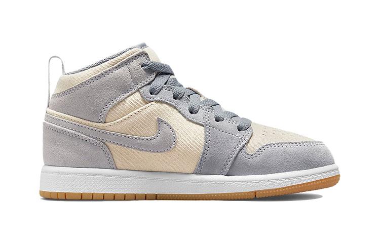 Jordan 1 Mid SE Кокосовое молоко Серо-серый PS DN4345-100