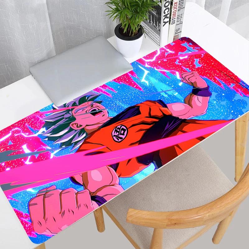 Classic Dbz Anime Print Mouse Pad Office Desk Mat Dragon Ball Gamer Computer Mousepad Varmilo Keyboard Pad Large Gaming Mausepad