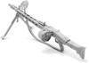 Sol Model 1/16 WWII German Army Machine Gun MG42 with Drum Magazine and Anti-Aircraft Ring Sight Resin Kit MM467 Molded Color