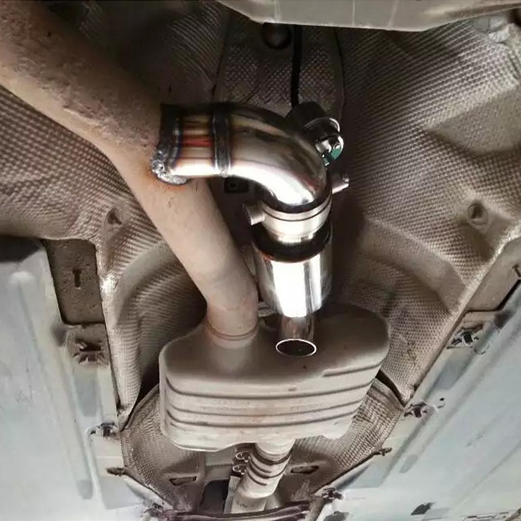 Stainless Steel Car Exhaust Pipe - Improved Exhaust Flowing Easy Installation Car Exhaust Tail