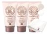Azuma Shoji Mineral BB Cream Tabibijin 40 г x 3 флакона, набор полотенец, носовой платок SPF35/PA+++ [Imabari входит в комплект] (гладкий)