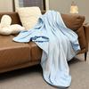 Mercury Home Textiles Blue Bay Flannel Blanket