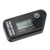 Motorcycle Digital Tach Hour Meter LCD Display Timer IP68 Waterproof Induction Type for Gasoline Engine