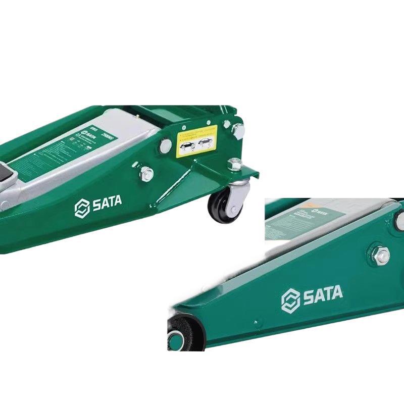 Гидравлический домкрат из алюминиевого сплава - Горизонтальный низкопрофильный, с двойным насосом, 1,5/2,5/3 метрических тонны, 97813A.