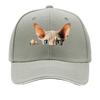 Hairless Sphynx Cat Blue Eyes Wall Art Hip Hop hat Fashion Outdoor Sports Sandwich Baseball Cap