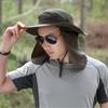 Unisex Outdoor Sport Fishing Hiking Hat UV Protection Face Neck Flap Sun Cap Waterproof and Quick-drying Fisherman Fishing Hats