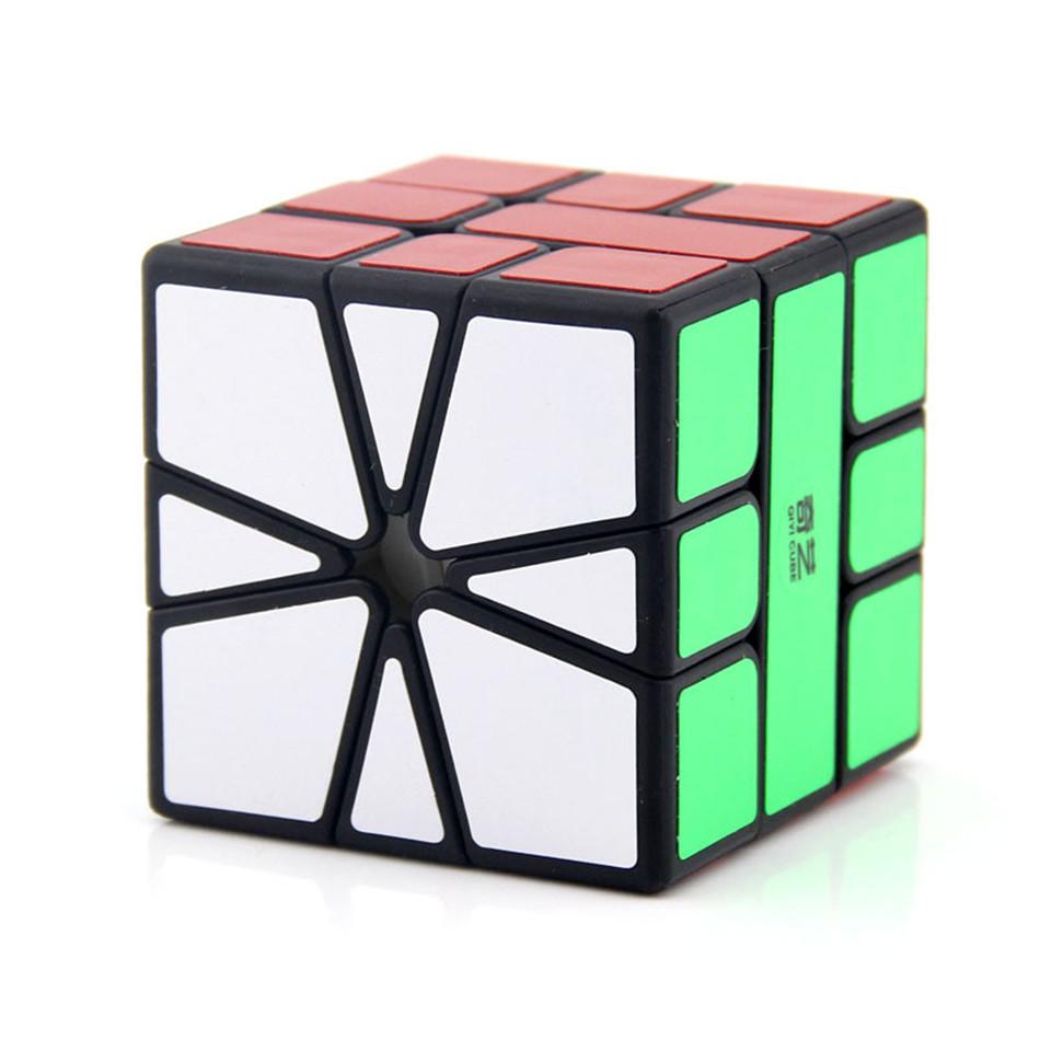 Волшебный куб Qiyi Qifa Sq1 56 мм 3x3 Square-1 3 на 3 Кубик Рубика для скоростной сборки 3x3x3 Обучающий куб-головоломка Игрушки для детей