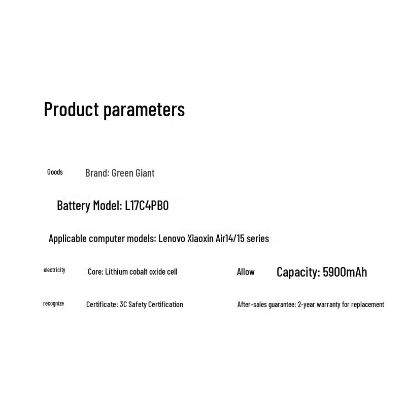 Llano Laptop Battery for Lenovo Xiaoxin Air 14/15 & Yoga 530-14IKB