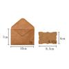 20 Set Card&Envelope Kraft Paper Blank Greeting Card Wedding Christmas Party Invitation Greeting Card for Thanksgiving New Year