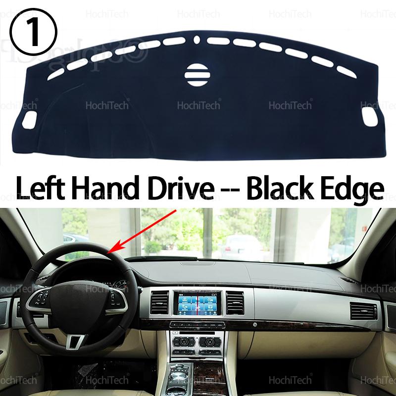 For Jaguar XF X250 2008-2015 LHD RHD Dashboard Cover Dash Board Mat Carpet Pad Shade Cape Blanket Car Accessories 2012 2013 2014