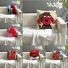 Pillow Case Cotton Linen Fabric Square Zipper Pillowcase Home Decorative Living Room Comic Cartoon C-Clifford The Big Red Dog 2